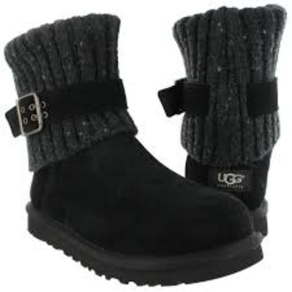 UGG Cambridge Knit  Woman Boots Size 8 - Picture 1 of 10